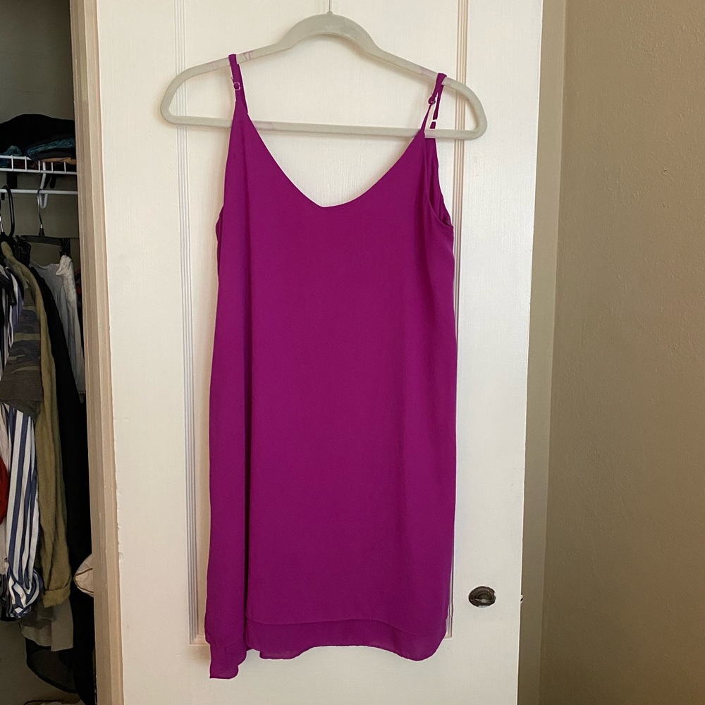 Fuchsia Shift Dress